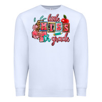 White little miss 4 th grade Premium Sweatshirt - AdoDesignShop