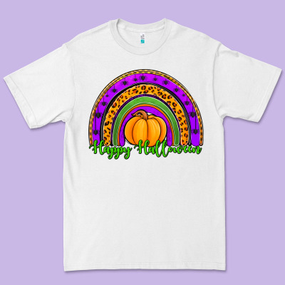 Happy Halloween Rainbow Premium Tee Designed By Jasminsmagicworld