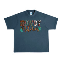 Midnight Navy Howdy bitches mother's day Urban Heavy Tee - HowdyJamesFarm