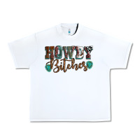 White Howdy bitches mother's day Urban Heavy Tee - HowdyJamesFarm