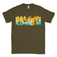 Army Green butterflies summer Classic Tee - TumblerDesignByShophia