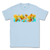 Dusty Blue butterflies summer Classic Tee - TumblerDesignByShophia