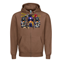 Chestnut police gnome Zipper Hoodie - BarkalooDesign