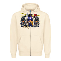 Sandshell police gnome Zipper Hoodie - BarkalooDesign