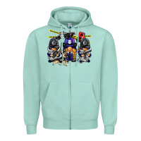 Seafoam police gnome Zipper Hoodie - BarkalooDesign