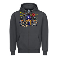 Smoke police gnome Zipper Hoodie - BarkalooDesign