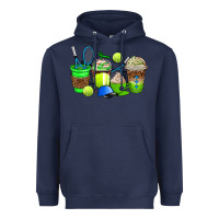 Navy tennis coffee cups Heavyweight Hoodie - AdoDesignShop