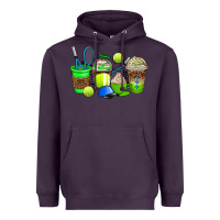 Plum tennis coffee cups Heavyweight Hoodie - AdoDesignShop