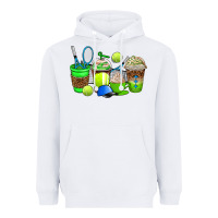 White tennis coffee cups Heavyweight Hoodie - AdoDesignShop