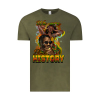 Vintage Olive We are Black History Vintage Tee - HowdyJamesFarm