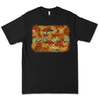 Black Aztec Background Pattern Western Premium Tee - texasbilliewilder