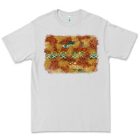 Dove Grey Aztec Background Pattern Western Premium Tee - texasbilliewilder