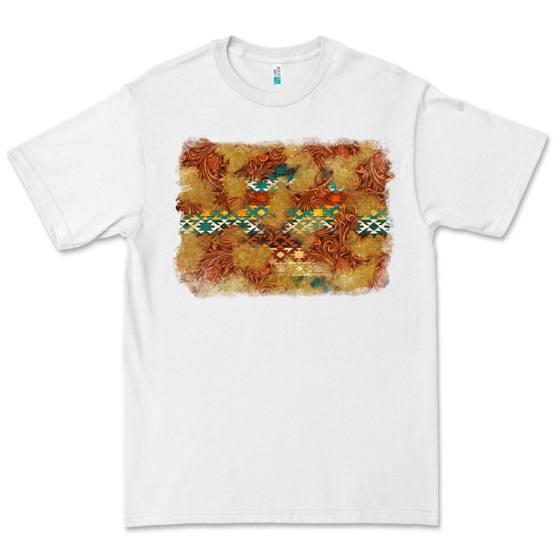 Aztec Background Pattern Western Premium Tee by texasbilliewilder | Teevron