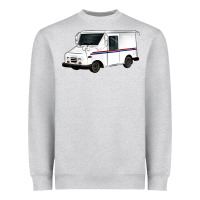 Heather Grey mail truck Heavyweight Sweatshirt - Artiststas