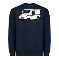 Navy mail truck Heavyweight Sweatshirt - Artiststas