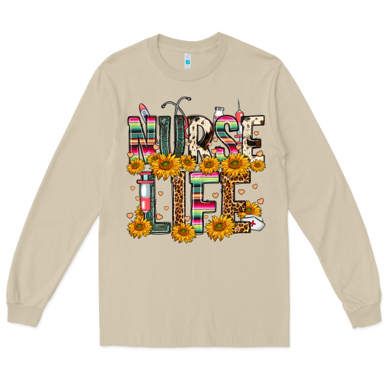 Western Nurse Life Long Sleeve Tee by FaDigitalArtStudio | Teevron