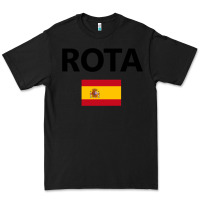 Black rota spain spanish flag city vacation travel gift pullover hoodie Premium Tee - maiPhamDesign