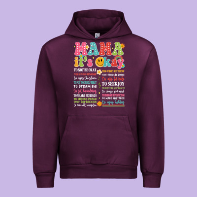 Mama Its Okay Urban Hoodie Designed By Jahusdesignshop
