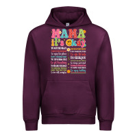 Mauve Wine mama its okay Urban Hoodie - JahusDesignShop