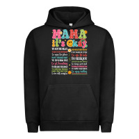 Pigment Black mama its okay Urban Hoodie - JahusDesignShop