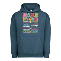 Pigment Midnight Navy mama its okay Urban Hoodie - JahusDesignShop