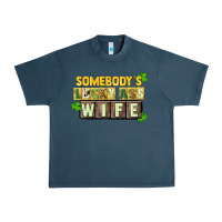 Midnight Navy St. Patrick's Somebody's lucky ass wife Urban Heavy Tee - CowGirlArtShop