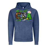 Vintage Denim St. Patrick's Day CNA Vintage Hoodie - OliviaCreatesArt