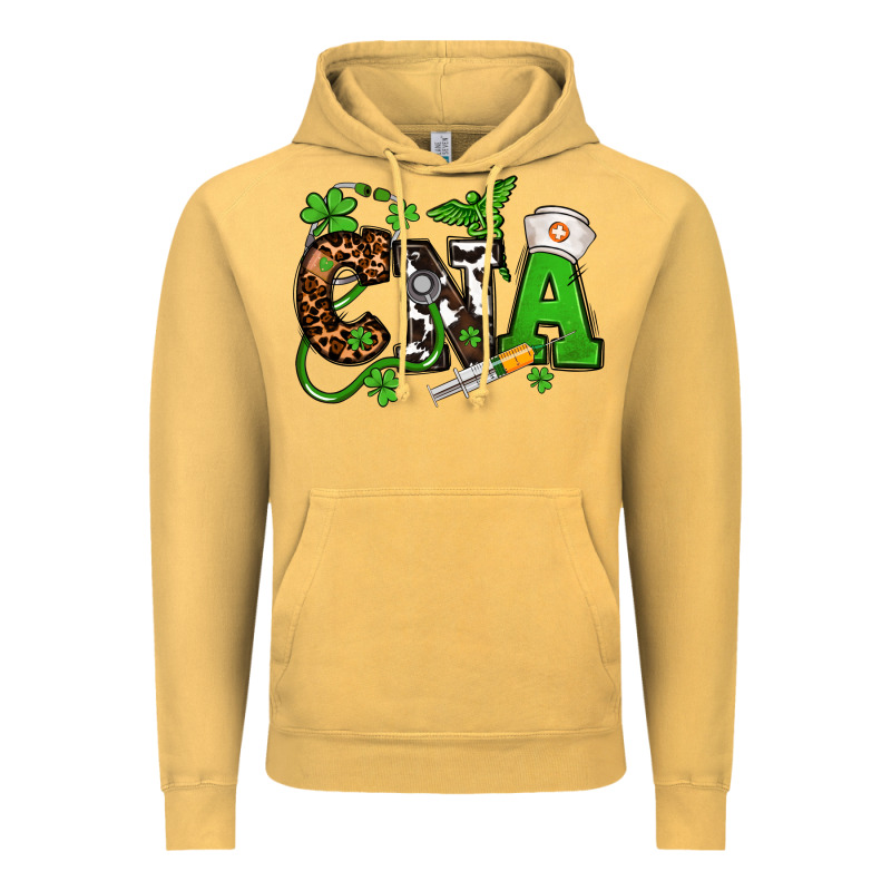 St. Patrick's Day Cna Vintage Hoodie by OliviaCreatesArt | Teevron