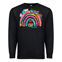 Black school rainbow Premium Sweatshirt - AdoDesignShop