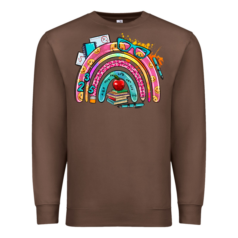 School Rainbow Premium Sweatshirt by AdoDesignShop | Teevron