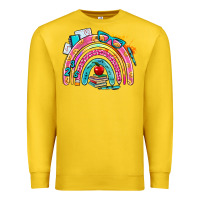 Lemon school rainbow Premium Sweatshirt - AdoDesignShop