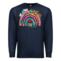 Navy school rainbow Premium Sweatshirt - AdoDesignShop