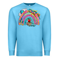 Ocean Blue school rainbow Premium Sweatshirt - AdoDesignShop