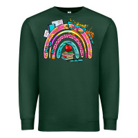 Sports Green school rainbow Premium Sweatshirt - AdoDesignShop