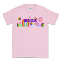 Bubblegum Pink boho retro floral mama Classic Tee - TumblerDesignByShophia