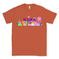 Copper boho retro floral mama Classic Tee - TumblerDesignByShophia