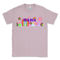 Lilac boho retro floral mama Classic Tee - TumblerDesignByShophia