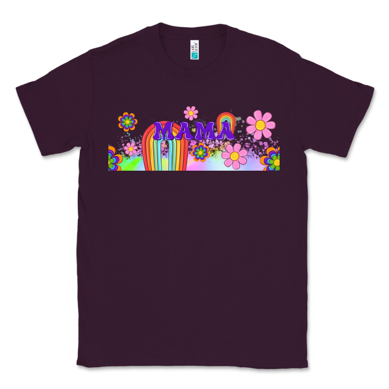 Boho Retro Floral Mama Classic Tee by TumblerDesignByShophia | Teevron