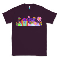 Plum boho retro floral mama Classic Tee - TumblerDesignByShophia