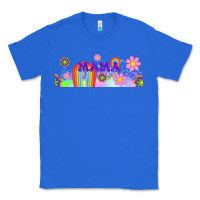 True Royal boho retro floral mama Classic Tee - TumblerDesignByShophia