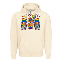 Sandshell lgbtq gnome Zipper Hoodie - BarkalooDesign