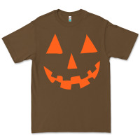 Cacao Halloween Pumpkin Face Gift Creepy Spooky Horror Premium Tee - maiPhamDesign