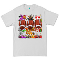 Dove Grey happy hallothanksmas football Premium Tee - texasbilliewilder