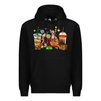 Black Christmas coffee cups with Chihuahua Premium Hoodie - RanaPortraitStore