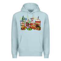 Blue Mist Christmas coffee cups with Chihuahua Premium Hoodie - RanaPortraitStore