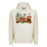 Oatmeal Heather Christmas coffee cups with Chihuahua Premium Hoodie - RanaPortraitStore