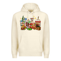 Sandshell Christmas coffee cups with Chihuahua Premium Hoodie - RanaPortraitStore