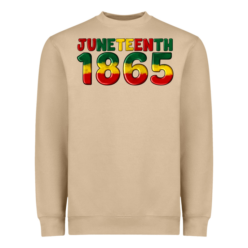 Juneteenth 1865 Heavyweight Sweatshirt by Artiststas | Teevron