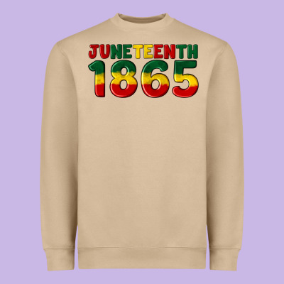 Juneteenth 1865 Heavyweight Sweatshirt Designed By Artiststas