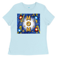 Baby Blue police mom mother’s day Ladies Tee - TumblerDesignByShophia